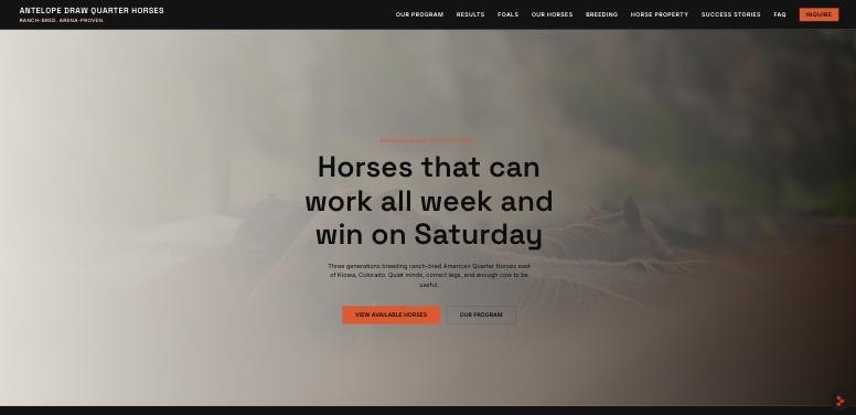 Modern look: charcoal ember with a Space Grotesk face